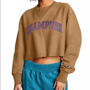 Champion vintage reverse weave cropped crew neck
